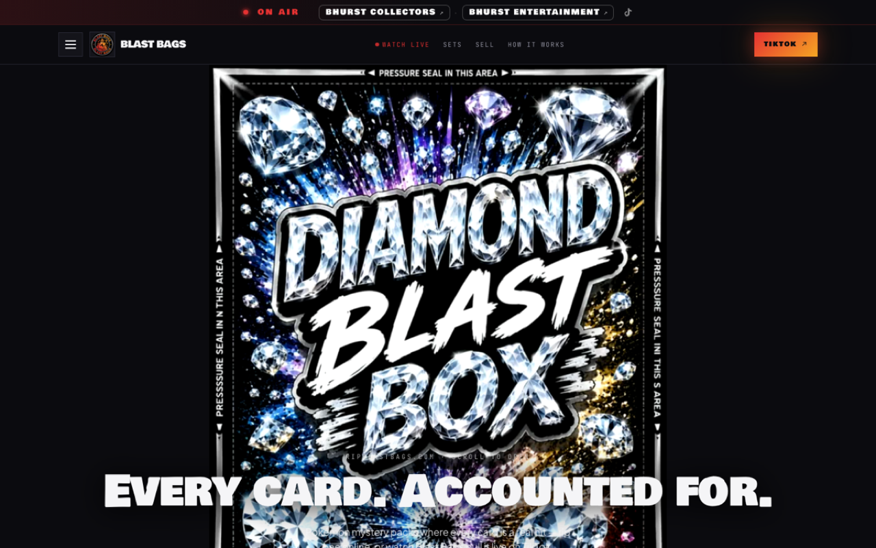 Blast Bags live site