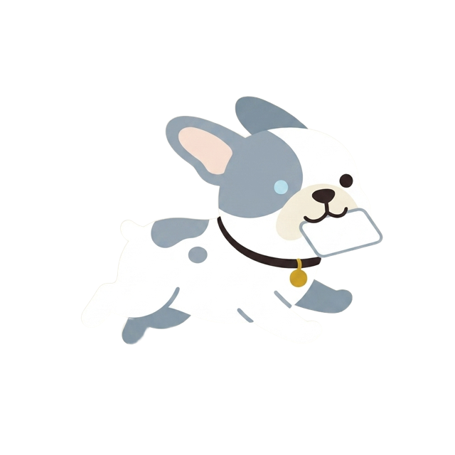 Truf, the IBY mascot, carrying the lead along the pipeline