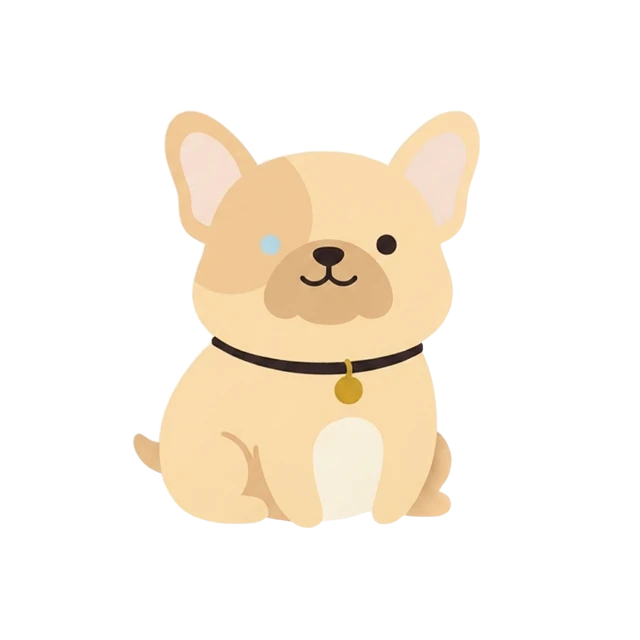 Truf the dog, sitting